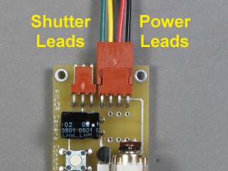 Power/Shutter Header