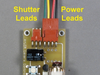 Power and Shutter Header