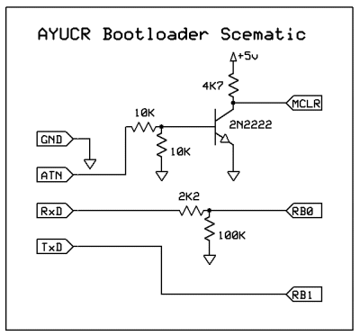 AYUCR Bootloader Schematic